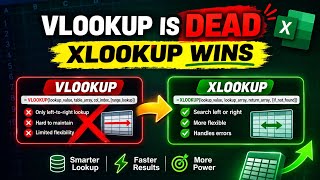 I Stopped Using VLOOKUP — Here's Why | XLOOKUP vs VLOOKUP