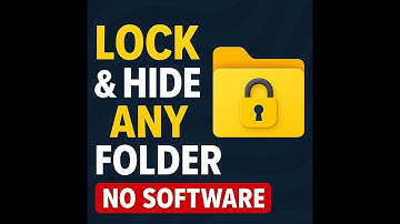 🔐 Hide Private Files & Folders on Windows 10/11 | No Apps Needed | Step-by-Step