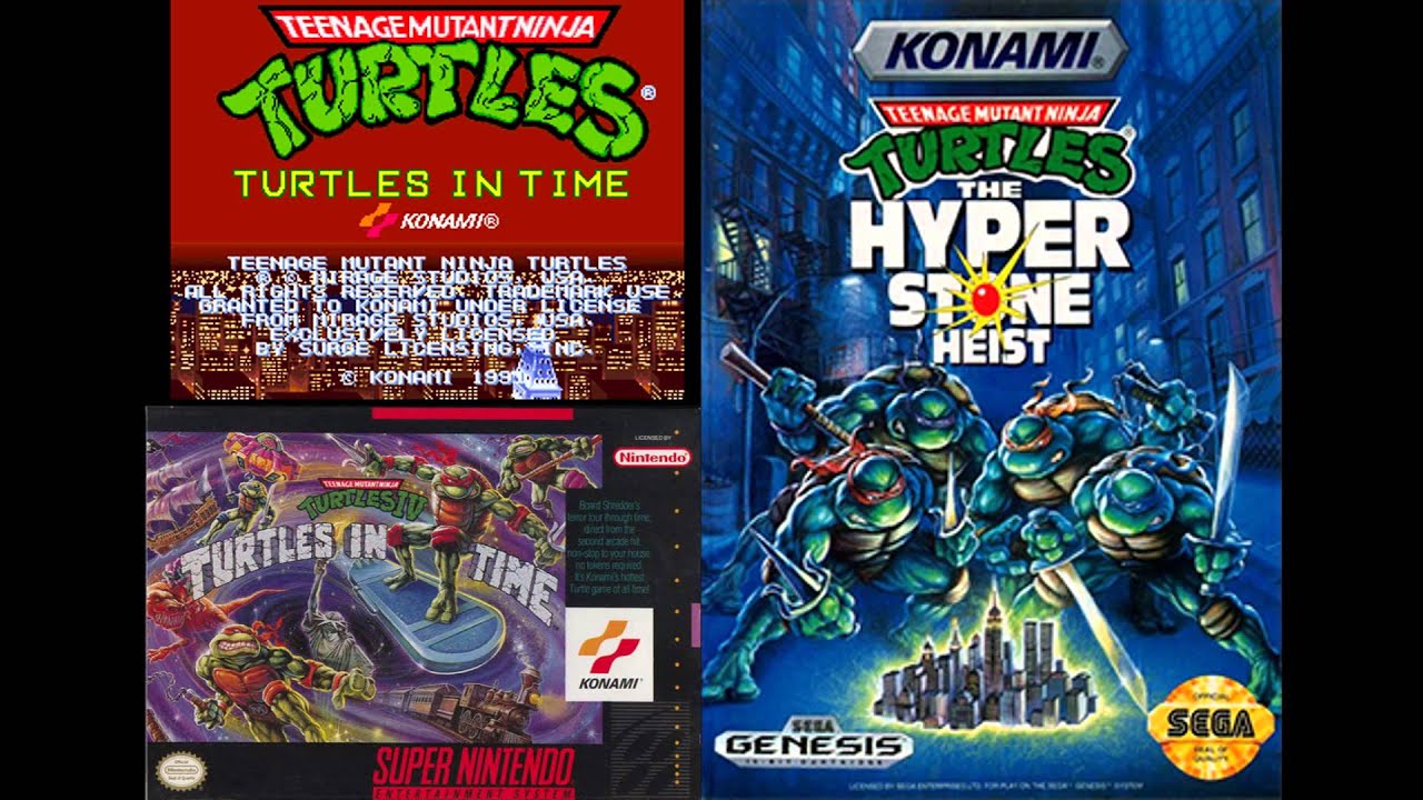 TMNT 4 TIT/HSH Boss Battle Arcade/Snes/Sega