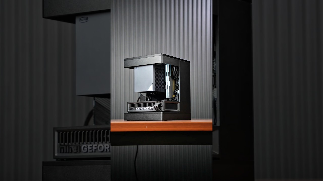 Mini itx gaming pc build😵 Ryzen 7 9800X3D + RTX 5070🥰 #pcbuild #gaming #computer #itx #minipc