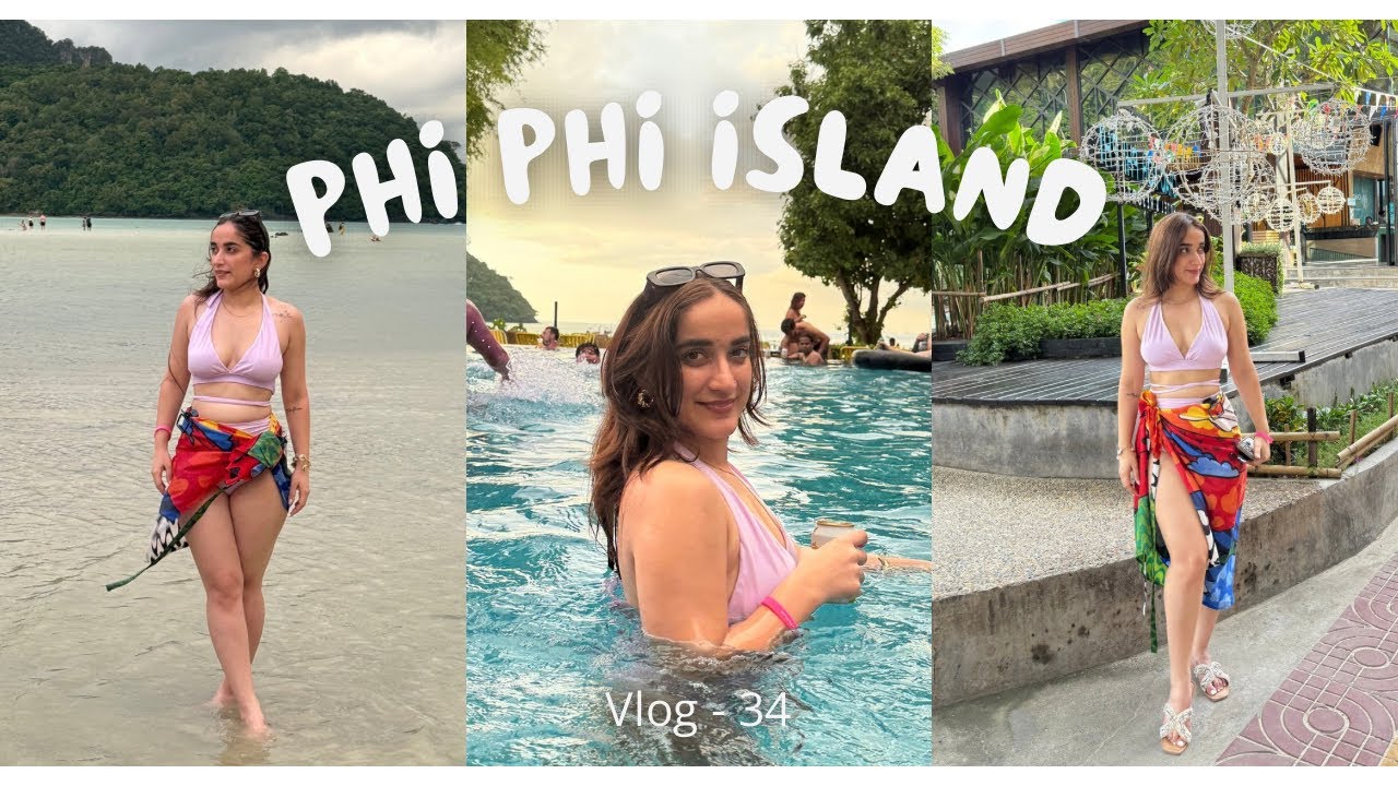 Phi Phi Island Bucket List: Ibiza Pool Party 🌺🚤 | Vlog - 34 