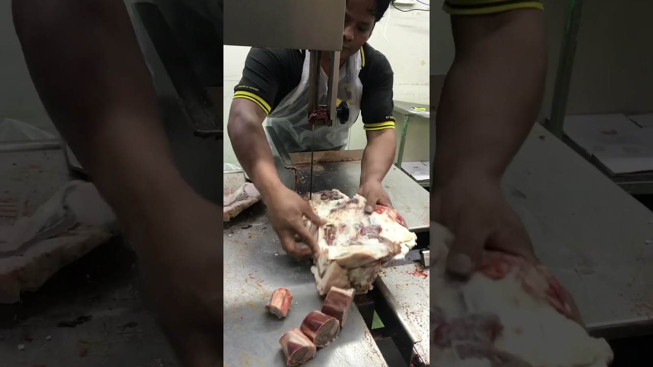 Butter lamb leg carcass break down by Dan Hoysted in 1 minute