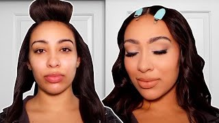 I Did Rissa's Makeup for her Pregnancy Reveal♡ SNATCHED NATURAL MAKEUP LOOK screenshot 4