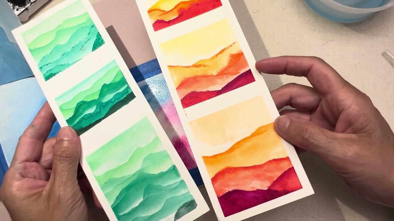 Classplan - watercolor value and free flow