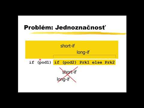 Náhľad videa: [Prednáška | Samo-štúdium] 05 - Java if else