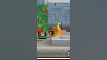 Annoying Orange Splatter Up! Cantaloupe Makes His Way To The Sink #shorts #annoyingorange #gameplay