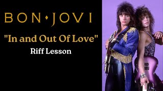 Bon Jovi In And Out Of Love Riff Lesson