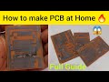 How to make PCB at Home || home made PCB || #diy #electronic #video