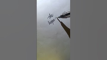 🔥Hope..🔥#artist #reels #art #shortvideo #calligraphy #love #subscribe #shorts #short #youtubeshorts