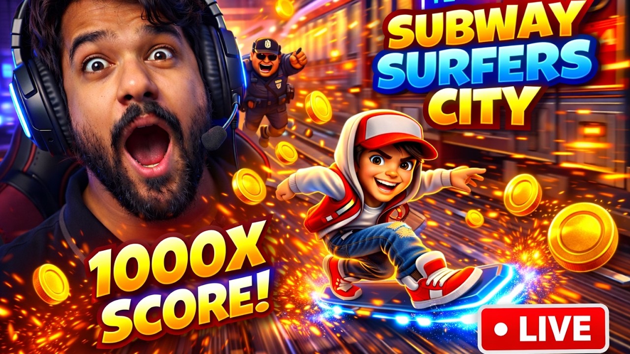 Day 5 Subway Surfers City LIVE 🔥 First Gameplay & Insane High Score Run! | TL PLAYZ
