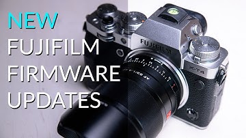 New FUJIFILM Firmware Updates: X-T4, X-T3, X-H1, X100V, X-E4, X-T30 And GFX 100s, 100 Blackmagic Raw