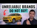 10 MOST UNRELIABLE Car Brands For 2024 || DO NOT BUY