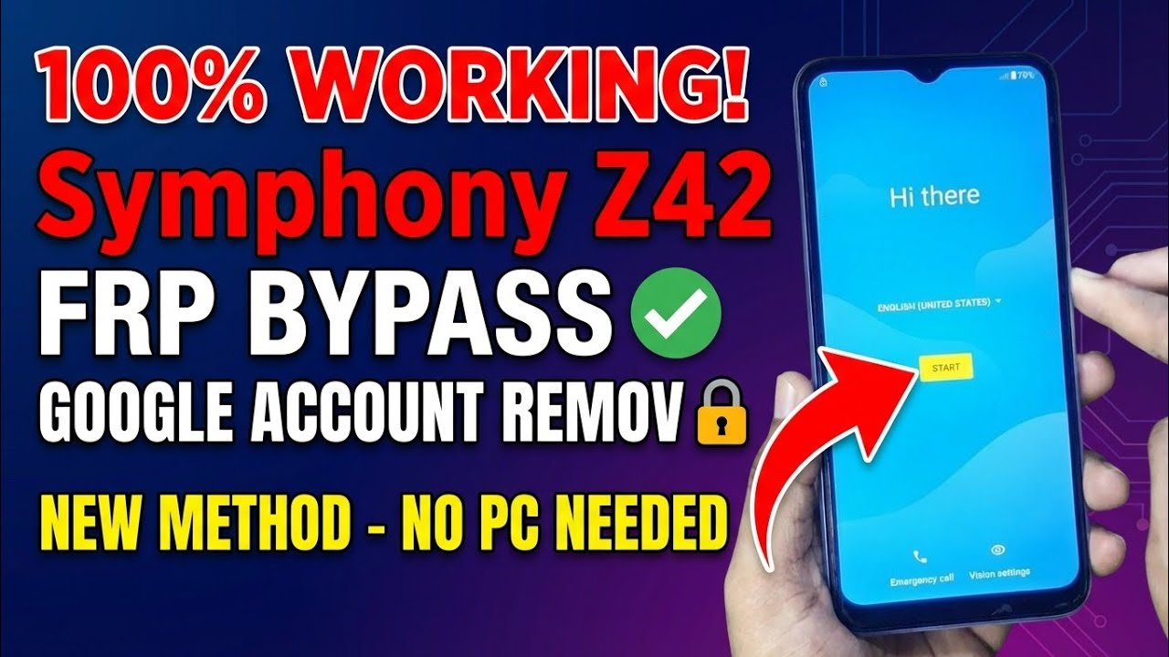 Symphony Z42 Frp | Symphony Z42 Google Lock Bypass | Symphony Z42 Frp Unlock | Without Pc | 2024