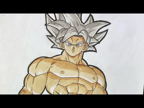 FanArt Desenhos on X: Goku Instinto Superior / by: Guilherme