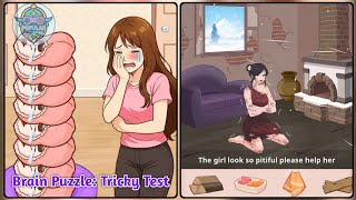 Brain Puzzle Tricky Test Level 36: Help Girls Become Warmer !Gameplay Solution
