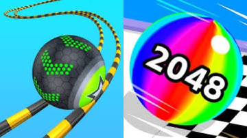 Going Balls + Ball Run 2048 - All Level Gameplay Android,iOS - NEW MOD APK UPDATE GAMEPLAY