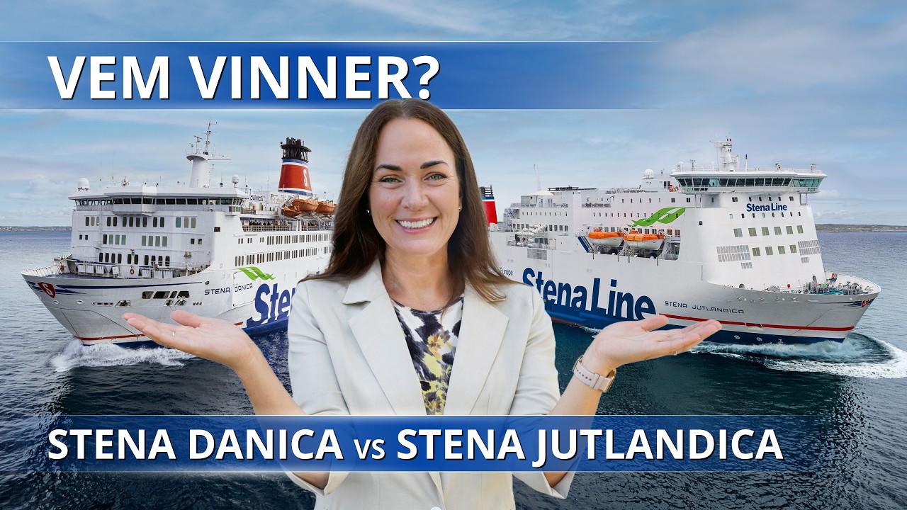Stena Danica vs Stena Jutlandica — vilken färja är bäst Göteborg-Fredrikshamn?