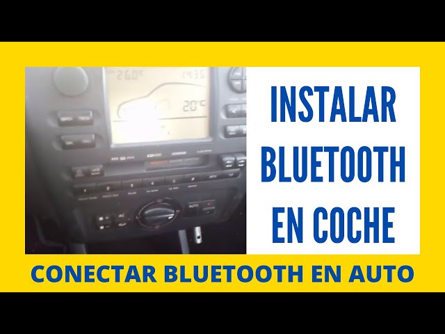 ✓ Instalar bluetooth en radio antigua de coche 