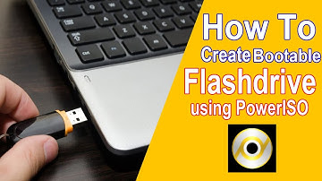 How To Create Bootable Flashdrive Using PowerISO