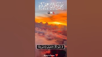الَّذِينَ قَالَ لَهُمُ النَّاسُ (سورة آل عمران)🥀 بصوت سيف الدين فيضى 🥀