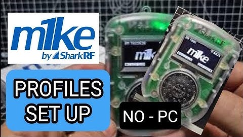 m1ke SharkRF Configute Profiles , NO PC