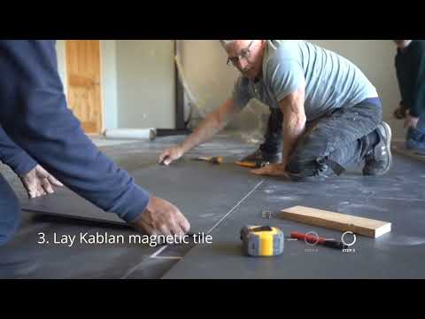 How to install magnetic tiles (quick version)