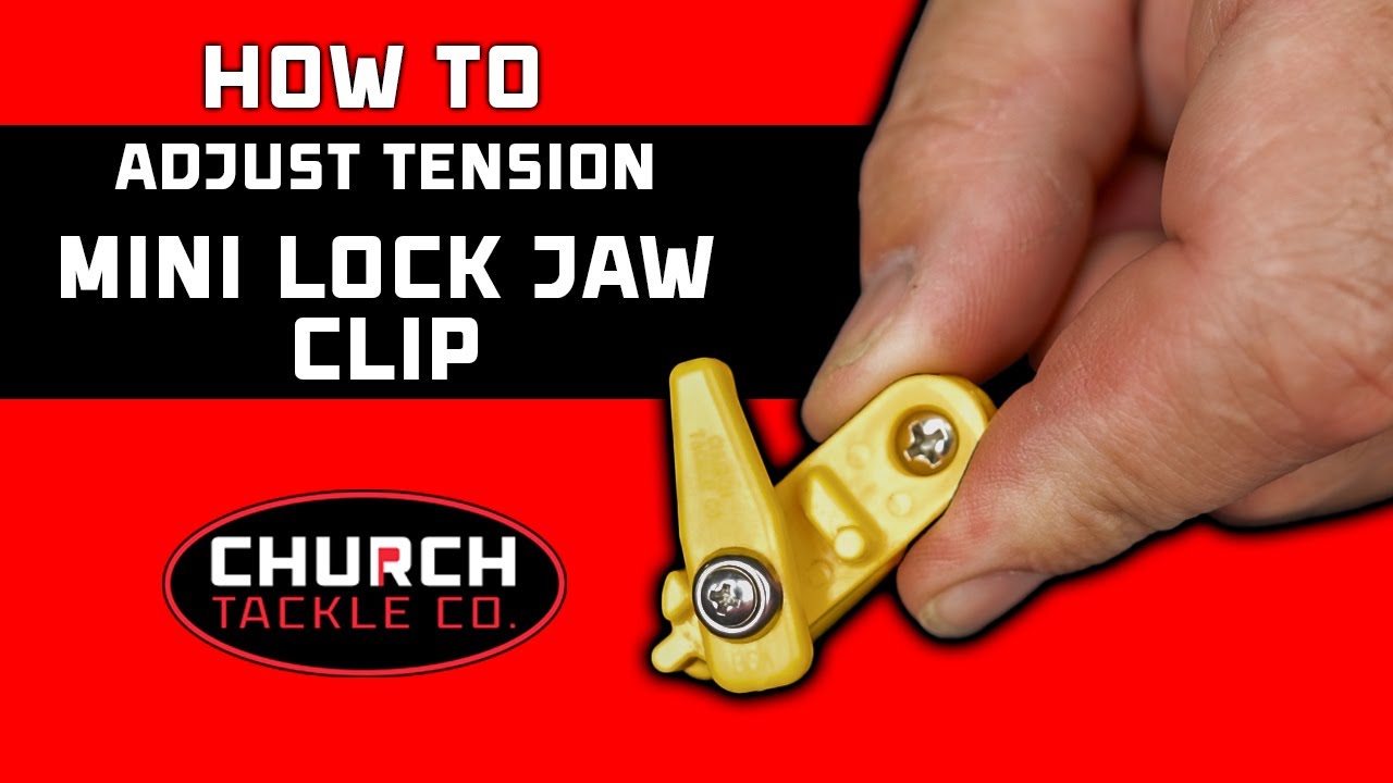 Mini Lock-Jaw Clip -2-Pack (#40620) - Secure Braided Line Clip for
