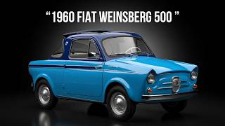 1960 Fiat Weinsberg 500: The World’s Smallest "Limousine" Only Has 15 Horsepower!