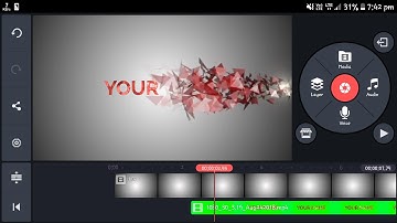 How to make a PARTICLE INTRO in Kinemaster | KineMaster Tutorials | Tech Share Tamil