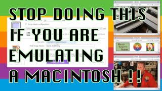 #MARCHintosh #PSA - #Please stop doing this if you are emulating a #Macintosh !!