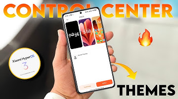 HyperOS 3 Control Center Theme + Liquid Glass + New ICONS + New Animation 🔥