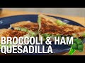 Recipe broccoli and ham quesadilla