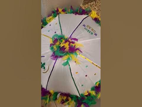 mardi gras umbrellas bulk
