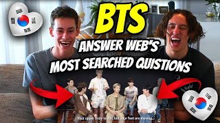 BTS Answer the Web's Most Searched Questions | South African Reaction