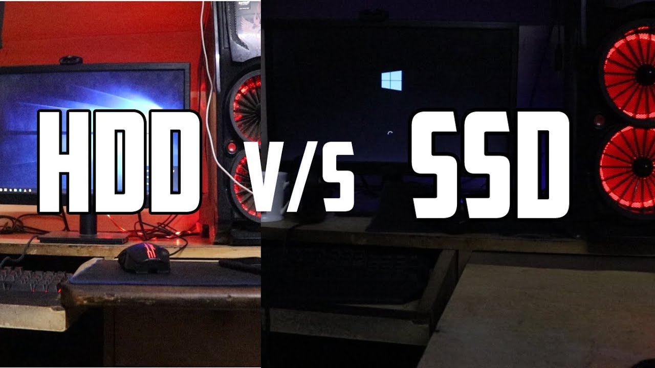 HDD vs SSD Speed Test in Windows 10 Loading/Boot Time Speed YouTube