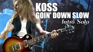 Goin&#39; Down Slow with Paul Kossoff and Free - Intro Solo guitar Lesson
