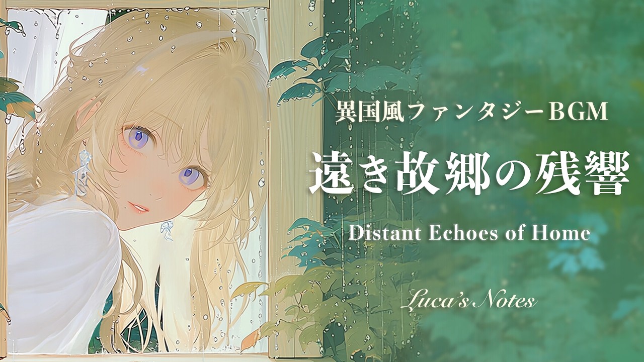 【作業用・創作用BGM】Luca’s Notes｜遠き故郷の残響 - 雨音とケルトBGM | Celtic Fantasy BGM for Study & Focus