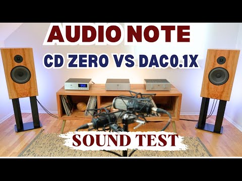 AUDIO NOTE CD ZERO: CD PLAYER VS TRANSPORT WITH DAC 0.1X – SOUND COMPARISON 🎶. #AudioNote #HiFiTest
