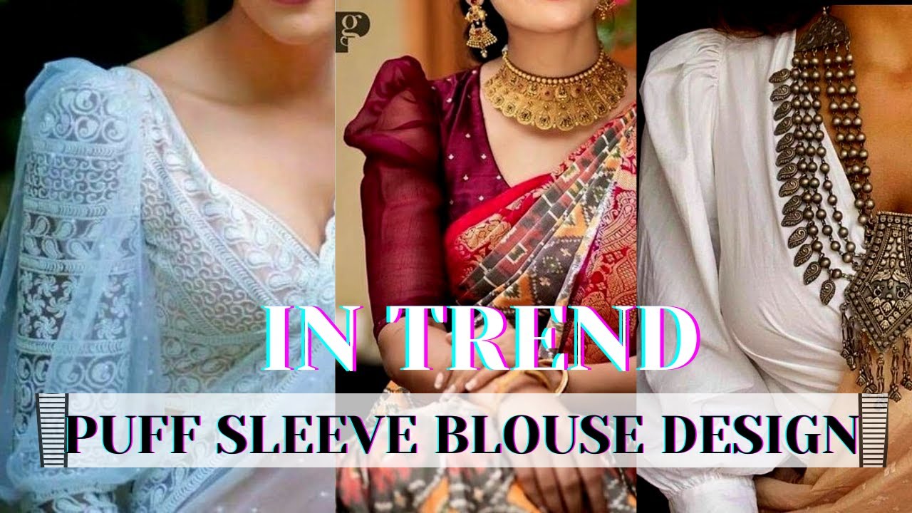 Puff Saree Blouse - Buy Puff Saree Blouse online in India