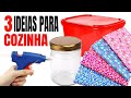 3 ideias para decorar sua cozinha com reciclagem e artesanato | SHOW DE ARTESANATO