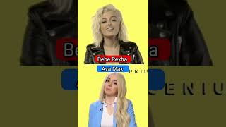 BEBE REXHA vs AVA MAX - No Autotune Challenge #shorts