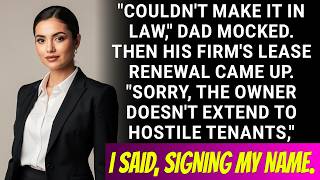 My Parents Called Me A Failed Lawyer—Until They Needed The Building Owner's Signature