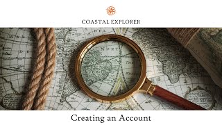 Creating an Account in Coastal Explorer screenshot 2