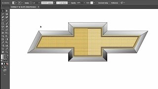 Player Profile step by step Chevrolet logo design in illustrator|