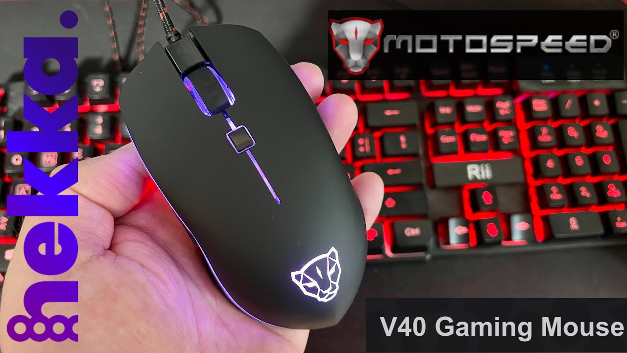 Hekka - MotoSpeed V40 Wired Mouse Gaming
