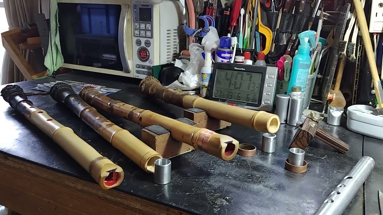 新たなる尺八、紀正、「ザタケ竹」本尺八に本歌口＊ハイブリット尺八の作り方をお送りしています。