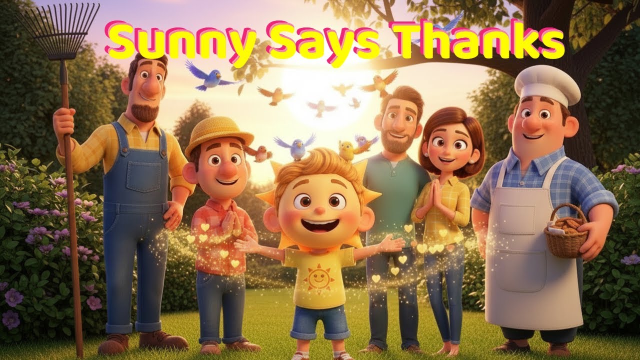 Sunny Says Thanks 🌞 | Sunny Smiles World - 3D Animated Story for Kids | Fun Learning Adventure