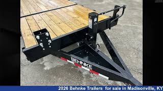 Magnificent 2026 Behnke Trailers Tilt Deck Trailer For Sale in Madisonville, KY