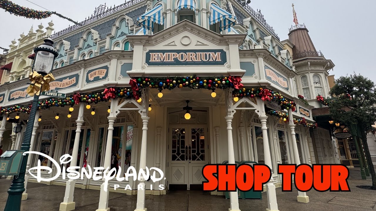NEW! 🎄 2025 Disneyland Paris Christmas Merch — Emporium Is PACKED With Disney Magic | Full Shop Tour