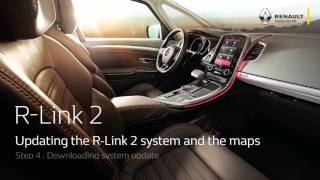 Updating the R-Link 2 system and the maps